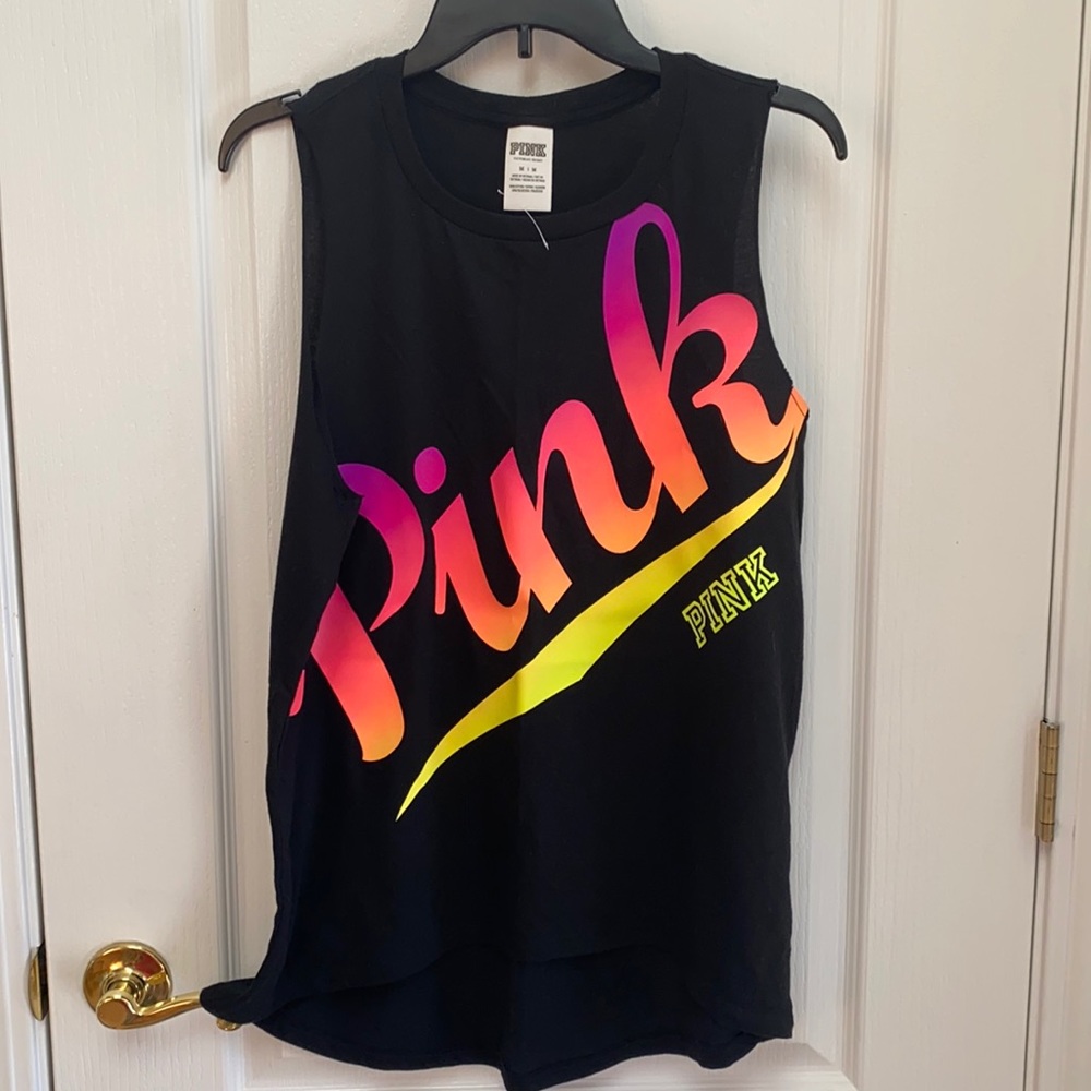PINK Black Tank